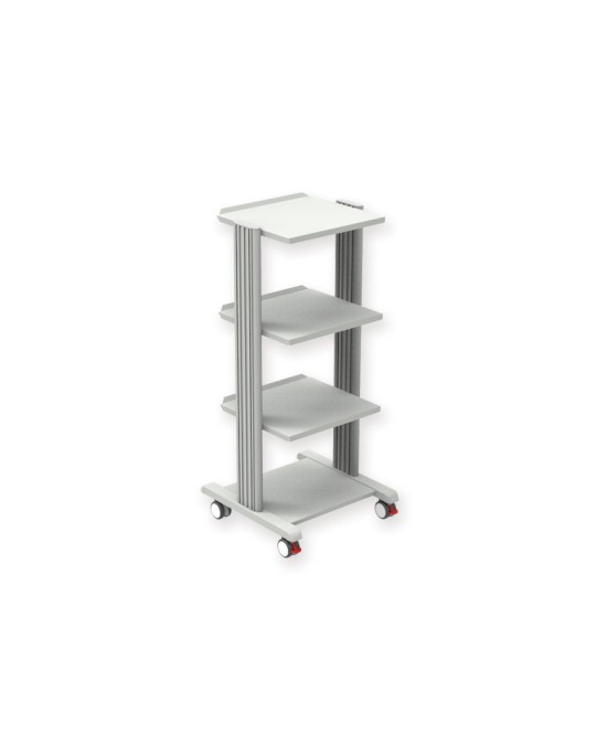CARRELLO SMART - 3 ripiani 40x36 cm + base