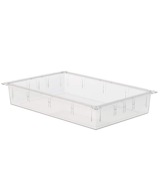 CASSETTO ISO PLASTICA TRASPARENTE 600x400x100 mm - chiuso
