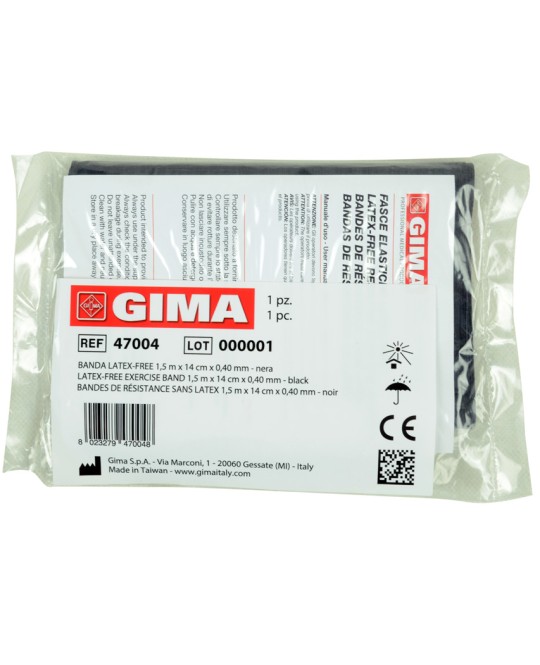 BANDA LATEX-FREE 1,5 m x 14 cm x 0,40 mm - nera