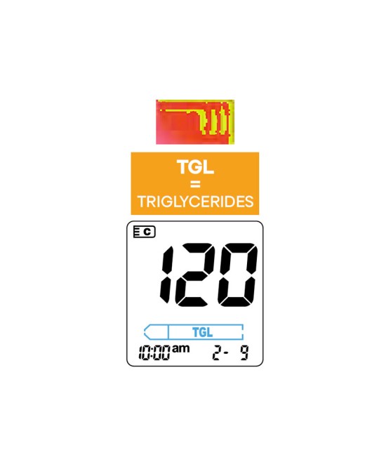 STRISCE TRIGLICERIDI per cod. 23965/66/67, 24147/48/49, 24150/51/52/53