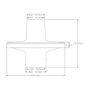 FILTRO ANTIBATTERICO per spirometri MIR e Medisoft