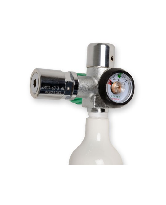 BOMBOLA OSSIGENO 0,5 l - riduttore NF
