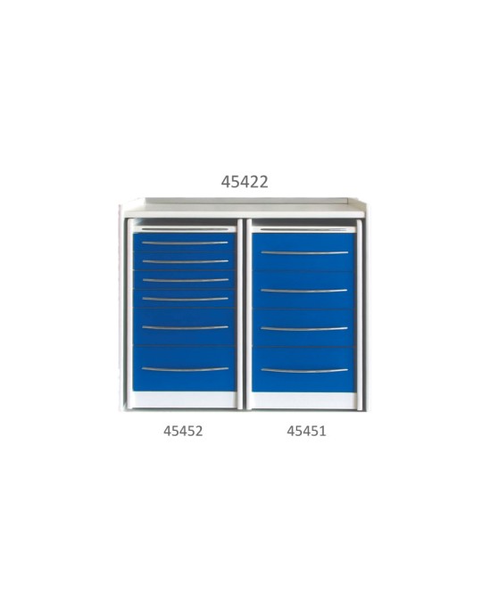 CASSETTIERA MOBILE GE419 6 cassetti 49 cm - colore a scelta