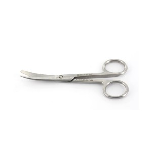 FORBICE CURVA punte alterne - 11,5 cm