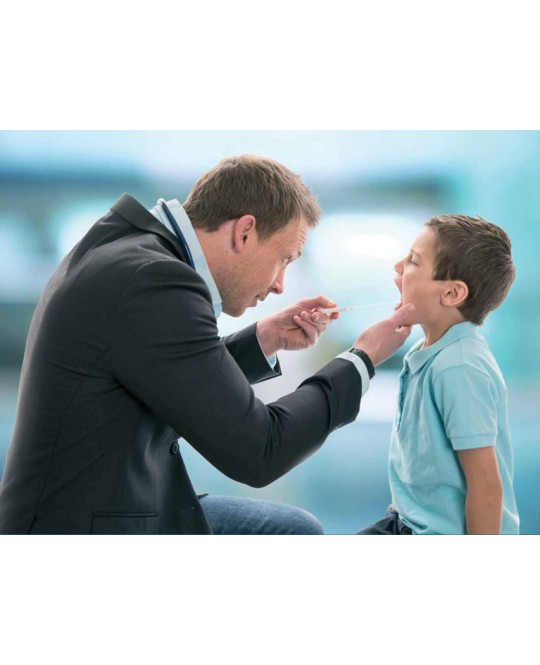 KIT THROAT SCOPE - abbassalingua luminoso (1 manico + 50 lame) -blister