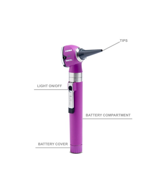 OTOSCOPIO SIGMA C LED - viola - in bustina
