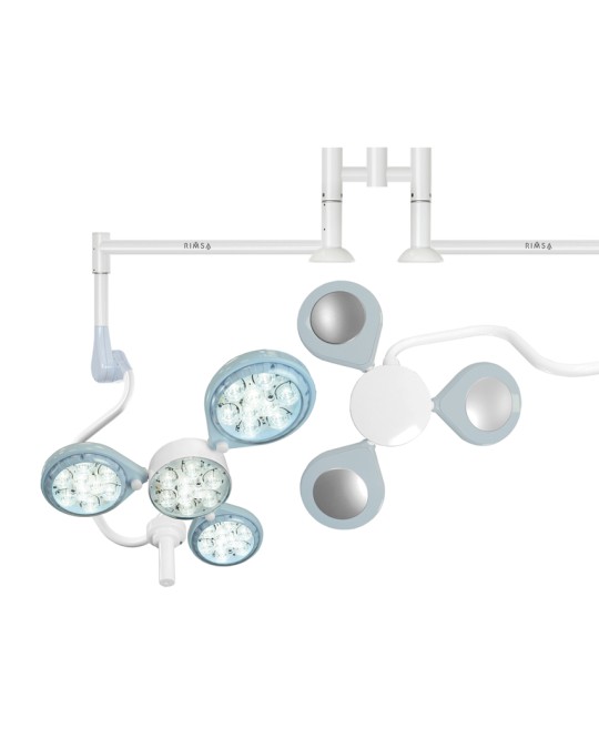LAMPADA LED QUATTROLUCI - a soffitto, doppia