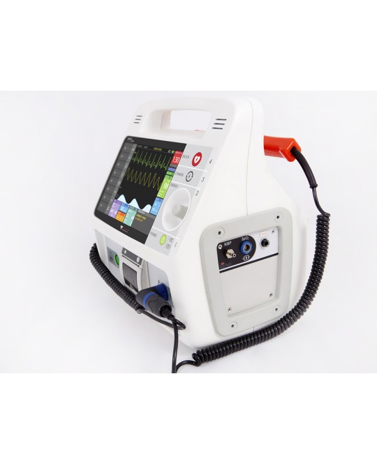 DEFIBRILLATORE RESCUE LIFE 9 con temp, SpO2, Pacemaker - altre lingue