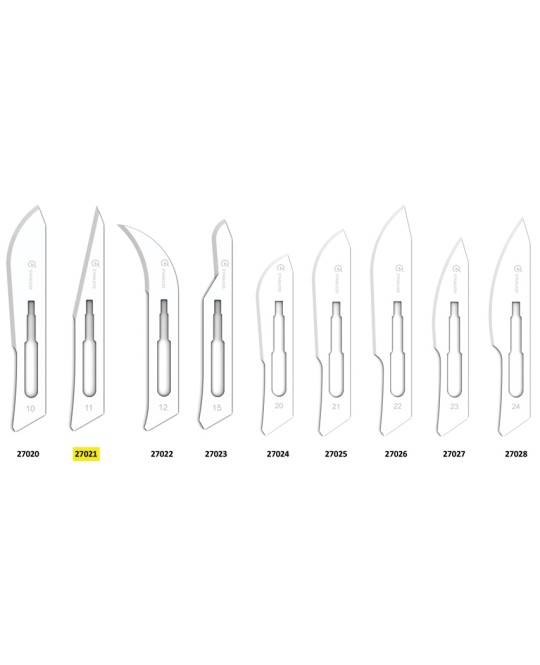 LAME GIMA INOX N. 11 STERILI
