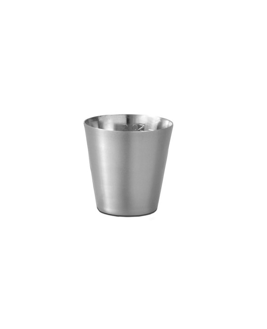 BICCHIERE PER MEDICINE INOX - 60 ml, graduato