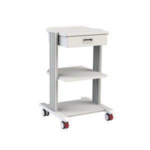 CARRELLO SMART - 2 ripiani 40x36 cm + base + cassetto
