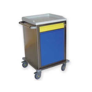 CARRELLO MODULARE INOX - 1+1 cassetti
