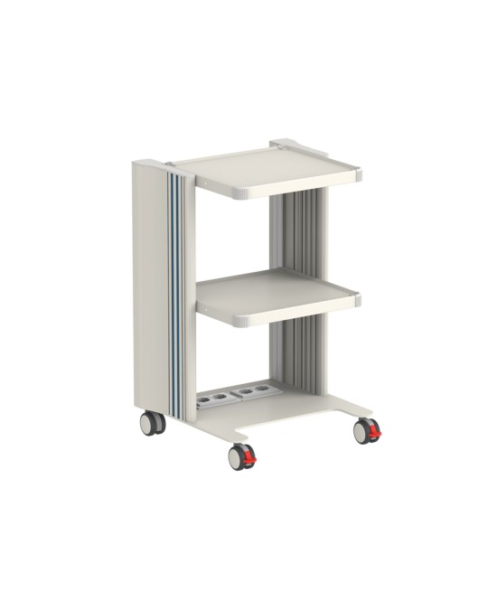 CARRELLO EASY POWER - 2 ripiani 40X36 cm + base