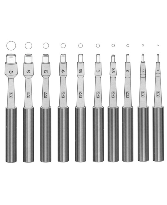 CURETTE BIOPSIA-PUNCH KAI diametro 2 mm