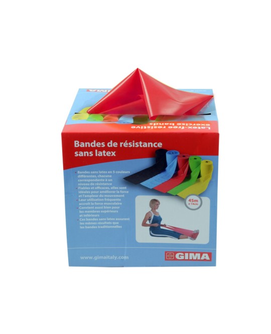 BANDA LATEX-FREE 45 m x 14 cm x 0,30 mm - rossa