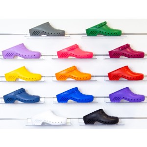 ZOCCOLI BIANCHI - senza fori con cinturino - 34