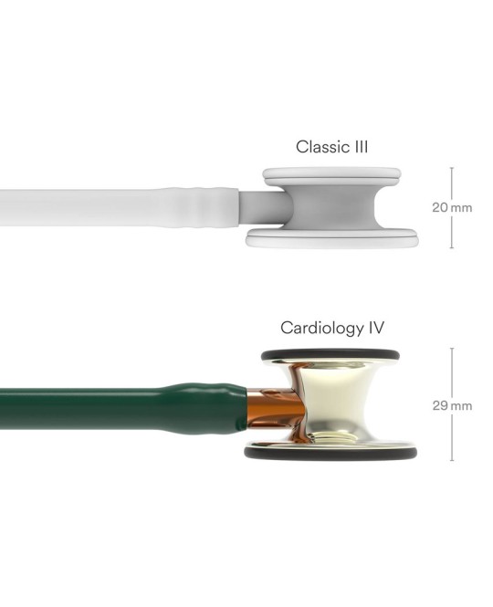 LITTMANN CARDIOLOGY IV - 6206 - verde foresta - finiture champagne