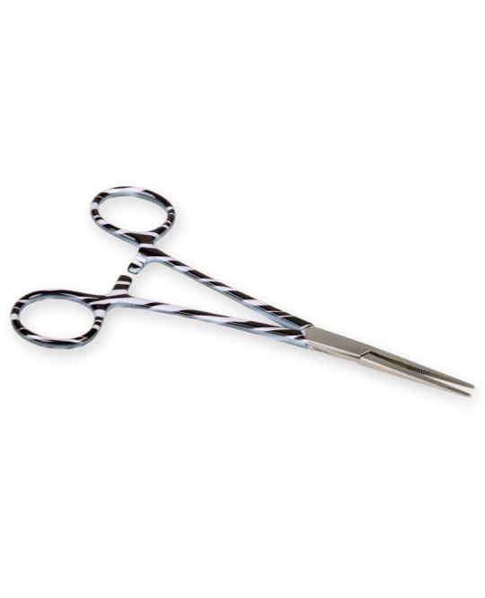 PINZA EMOSTATICA RETTA - fantasia zebra - 16 cm