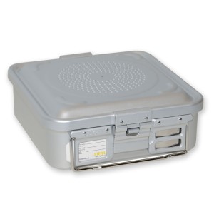 CONTAINER CON FILTRO piccolo h100 mm - grigio