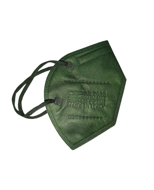 MASCHERINA FFP2 NR COMFYMASK - large - verde scuro