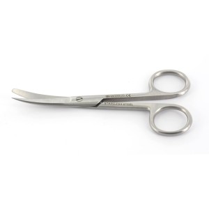 FORBICI CURVE - punte alterne - 18 cm