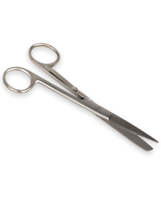 FORBICI RETTE PUNTE ALTERNE con clip - 14 cm