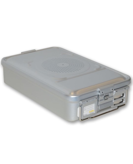 CONTAINER CON FILTRO medio h100 mm - grigio
