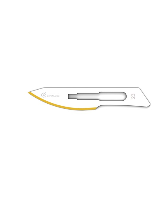 LAME DIAMANTINE INOX N. 23 - sterili