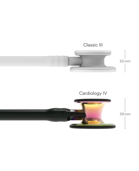 LITTMANN CARDIOLOGY IV - 6240 - nero - finiture arcobaleno