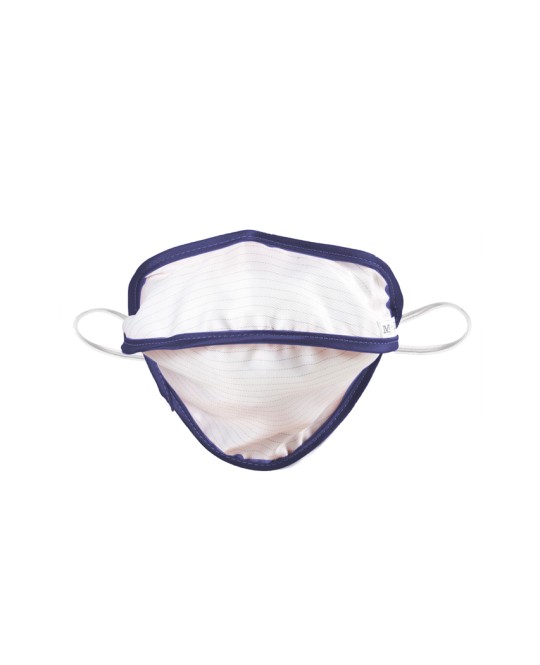 MASCHERINA RIUTILIZZABILE MYCROCLEAN JUNIOR/ ADULTI SMALL BFE 99,8% - bianca/blu