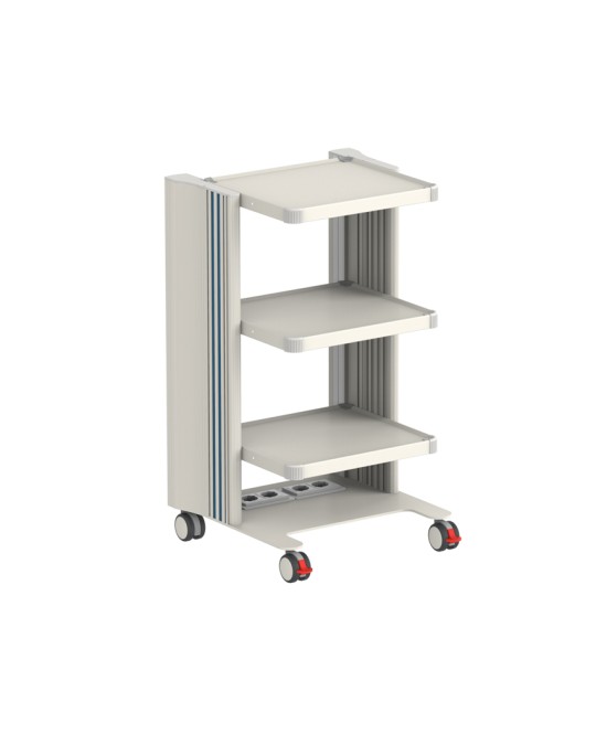 CARRELLO EASY POWER - 3 ripiani 40x36 cm + base