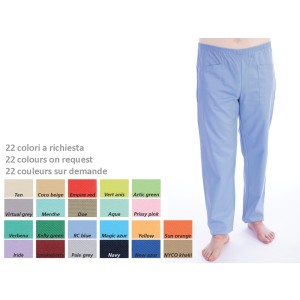 PANTALONI - cotone/poliestere - unisex - taglia XL colore a richiesta