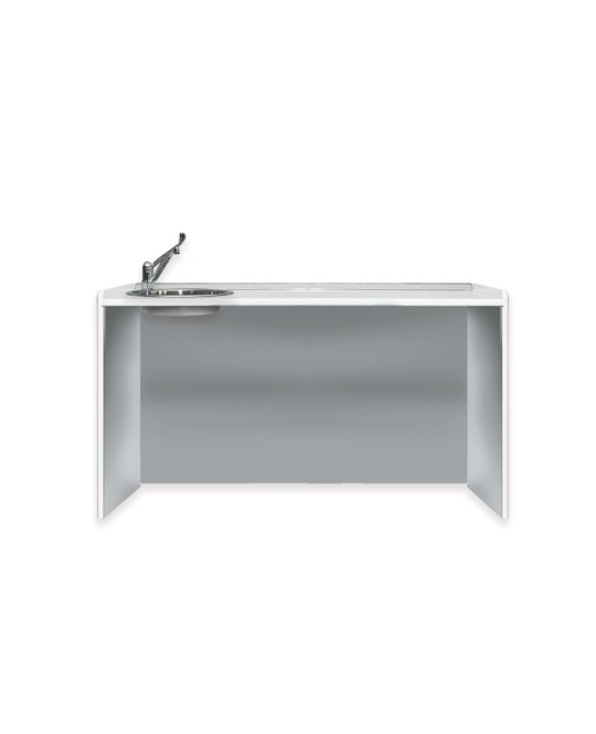 PIANO DI LAVORO 156 cm - lavello a sinistra