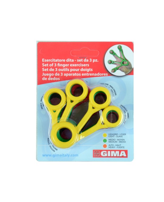 SET DA 3 ESERCITATORI PER DITA