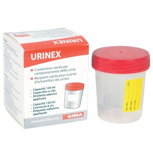 CONTENITORE URINE 120 ml - scatola singola
