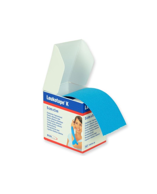 LEUKOTAPE K - TAPE NEUROMUSCOLARE BSN 5 m x 5 cm - azzurro