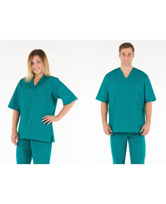 CASACCA COTONE - verde - XS