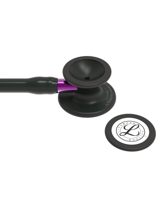 LITTMANN CARDIOLOGY IV - 6203 - nero - finiture nere / conn. viola