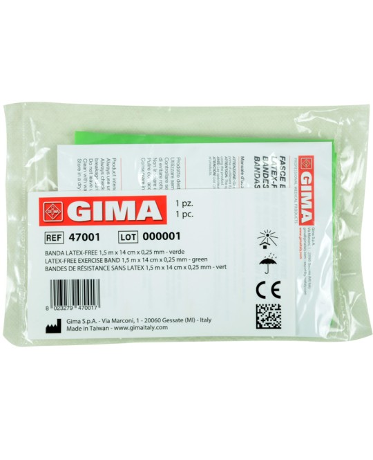 BANDA LATEX-FREE 1,5 m x 14 cm x 0,25 mm - verde