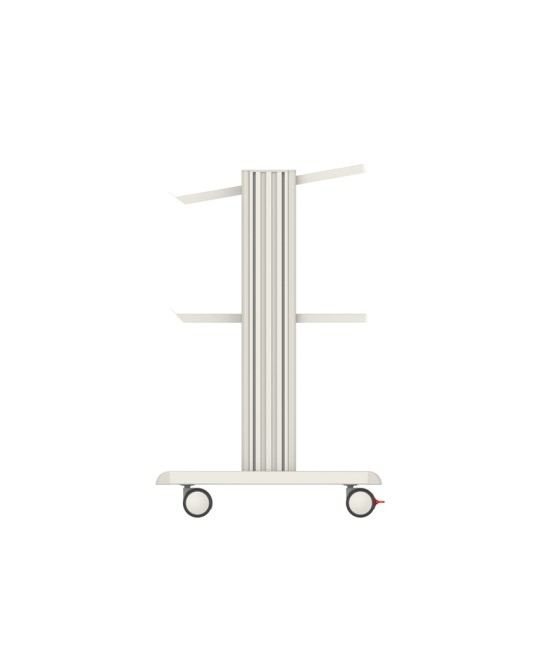 CARRELLO SMART - 2 ripiani 40x36 cm + base