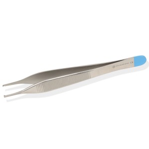 PINZA ADSON CHIRURGICA STERILE - retta - 12 cm 1x2 denti