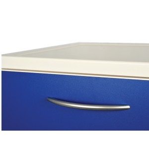 COMODINO con cassetto - blu