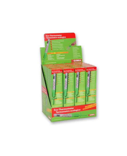 ESPOSITORE TERMOMETRO ECOLOGICO con shaker