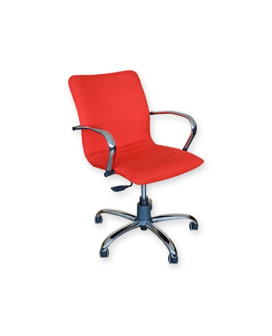SEDIA ELITE SCHIENALE BASSO - tessuto - rosso