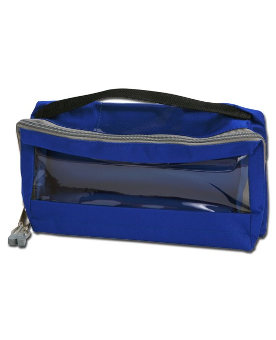 BORSETTA E3 - imbottita con manico - blu