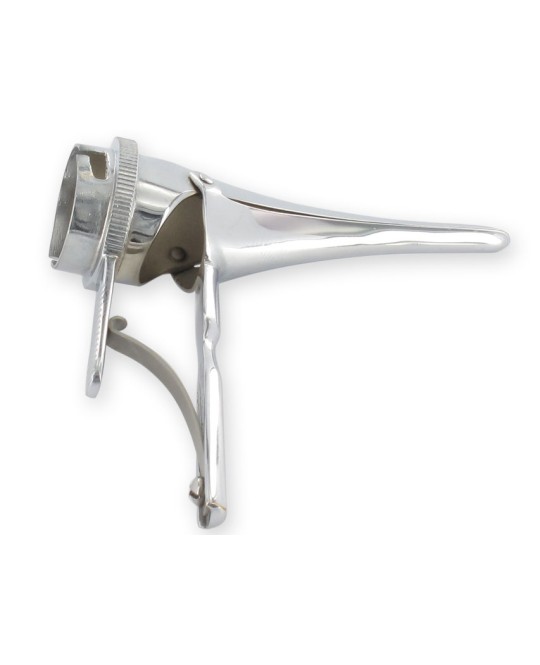 SPECULUM NASALE in ottone cromato