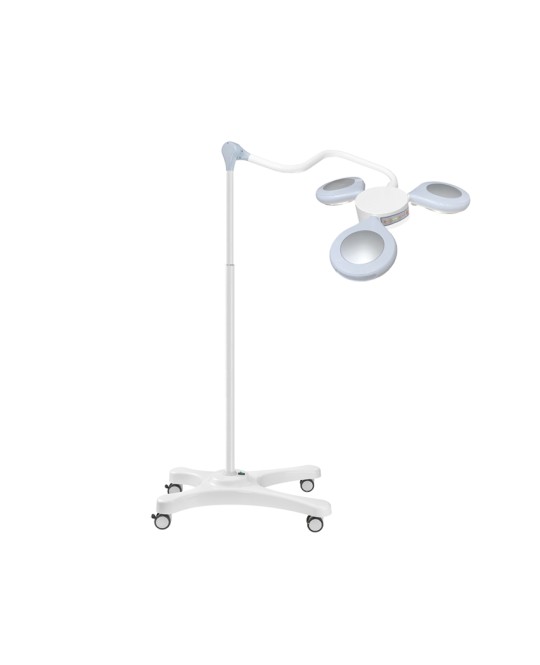 LAMPADA LED QUATTROLUCI su carrello con batteria