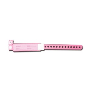 BRACCIALETTO IDENTIFICATIVO ROSA - neonato