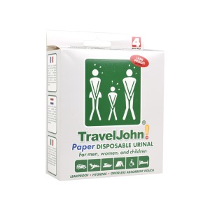 TRAVELJOHN WC PORTATILE IN CARTA - 800 cc