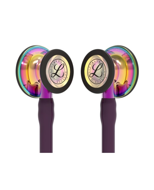 LITTMANN CARDIOLOGY IV - 6239 - prugna - finiture arcobaleno brillanti - conn. viola
